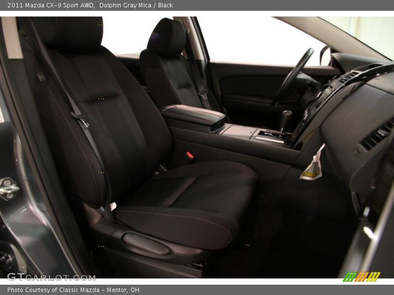 Dolphin Gray Mica / Black 2011 Mazda CX-9 Sport AWD