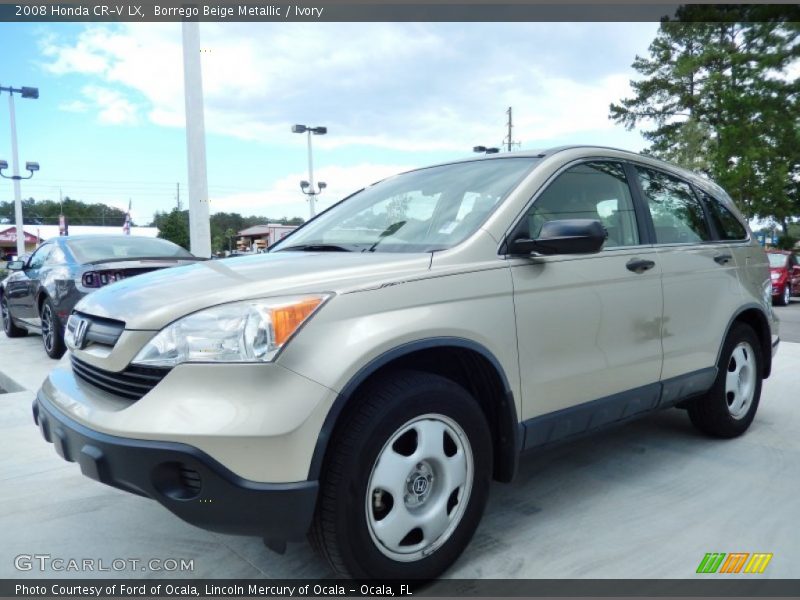 Borrego Beige Metallic / Ivory 2008 Honda CR-V LX