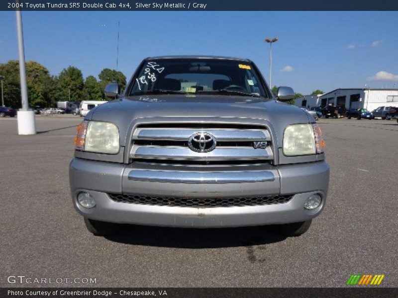 Silver Sky Metallic / Gray 2004 Toyota Tundra SR5 Double Cab 4x4