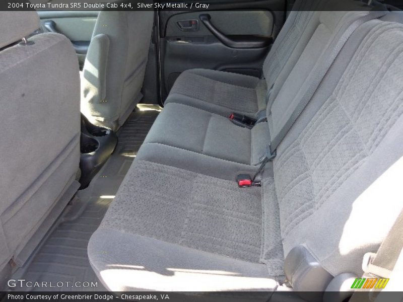Silver Sky Metallic / Gray 2004 Toyota Tundra SR5 Double Cab 4x4