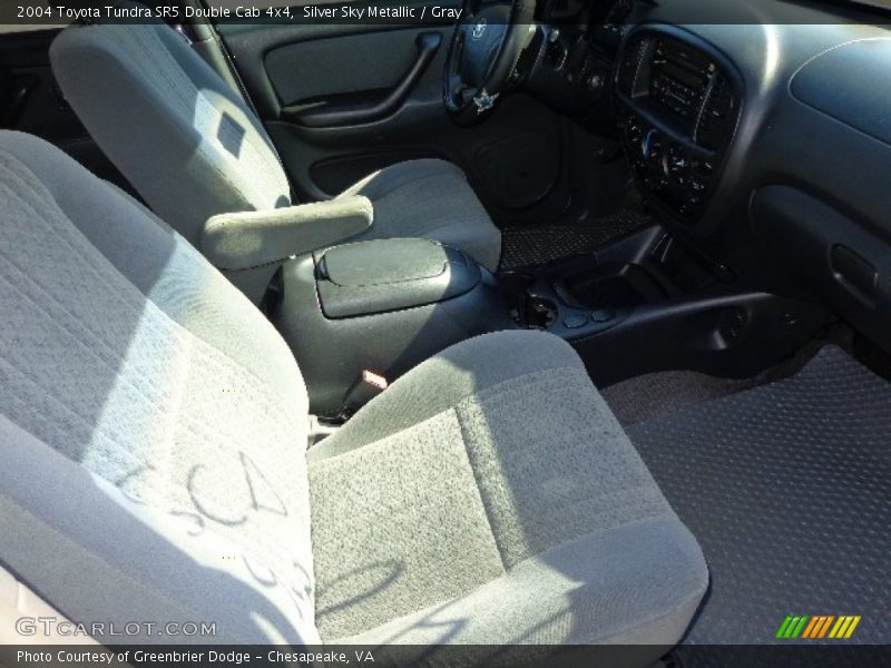 Silver Sky Metallic / Gray 2004 Toyota Tundra SR5 Double Cab 4x4