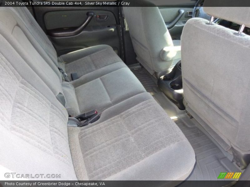 Silver Sky Metallic / Gray 2004 Toyota Tundra SR5 Double Cab 4x4