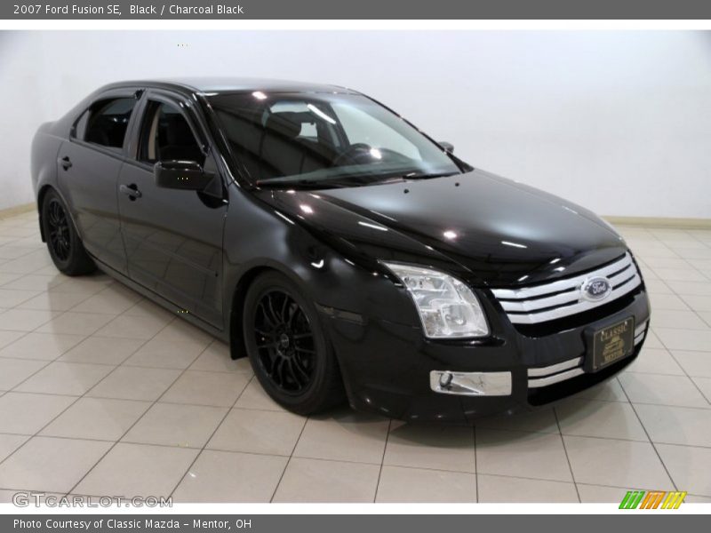 Black / Charcoal Black 2007 Ford Fusion SE