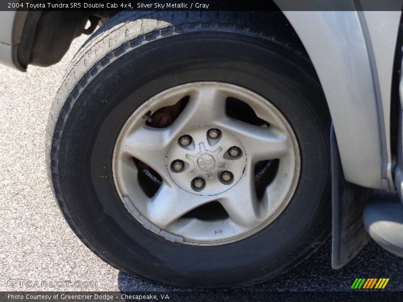 Silver Sky Metallic / Gray 2004 Toyota Tundra SR5 Double Cab 4x4