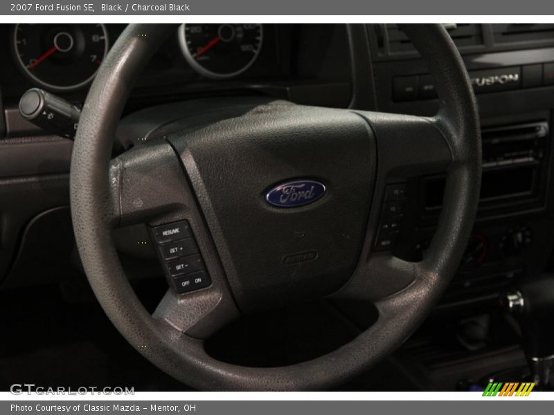 Black / Charcoal Black 2007 Ford Fusion SE