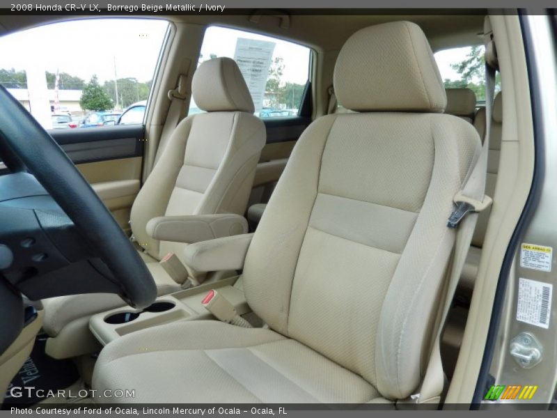 Borrego Beige Metallic / Ivory 2008 Honda CR-V LX