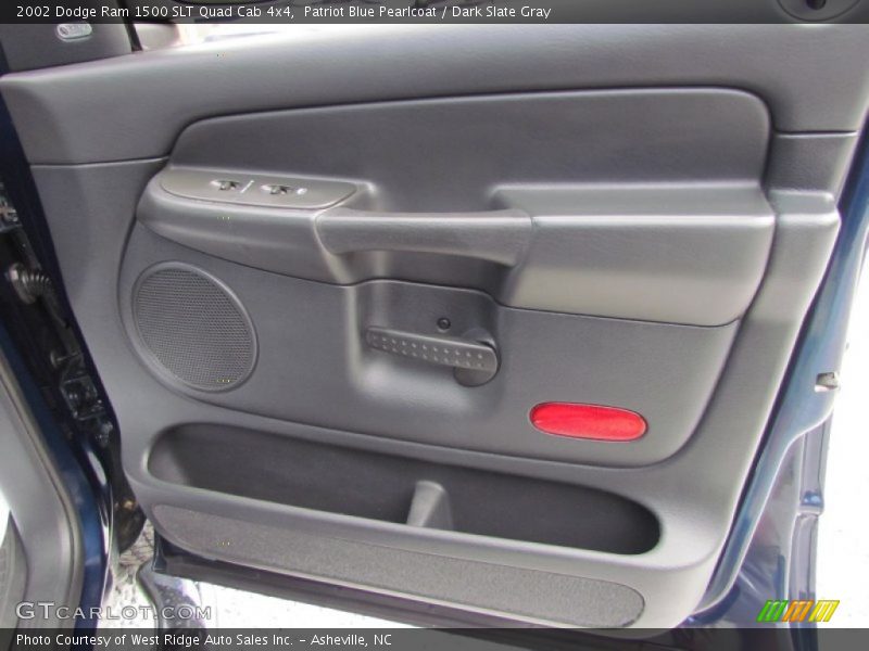 Patriot Blue Pearlcoat / Dark Slate Gray 2002 Dodge Ram 1500 SLT Quad Cab 4x4