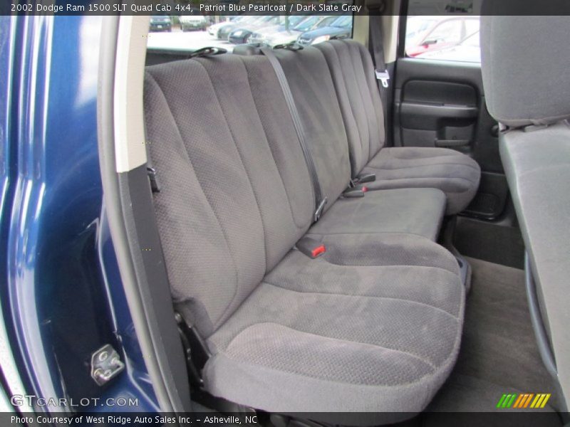 Patriot Blue Pearlcoat / Dark Slate Gray 2002 Dodge Ram 1500 SLT Quad Cab 4x4