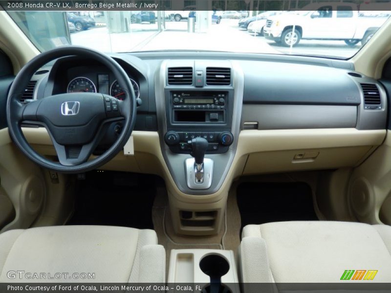 Borrego Beige Metallic / Ivory 2008 Honda CR-V LX