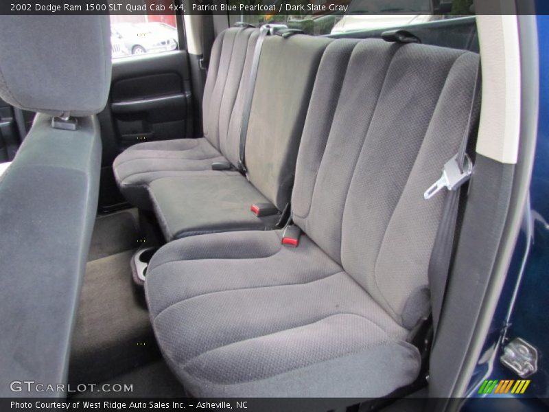 Patriot Blue Pearlcoat / Dark Slate Gray 2002 Dodge Ram 1500 SLT Quad Cab 4x4