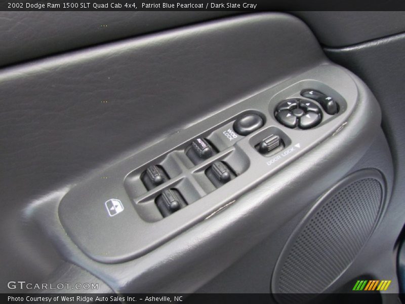 Patriot Blue Pearlcoat / Dark Slate Gray 2002 Dodge Ram 1500 SLT Quad Cab 4x4