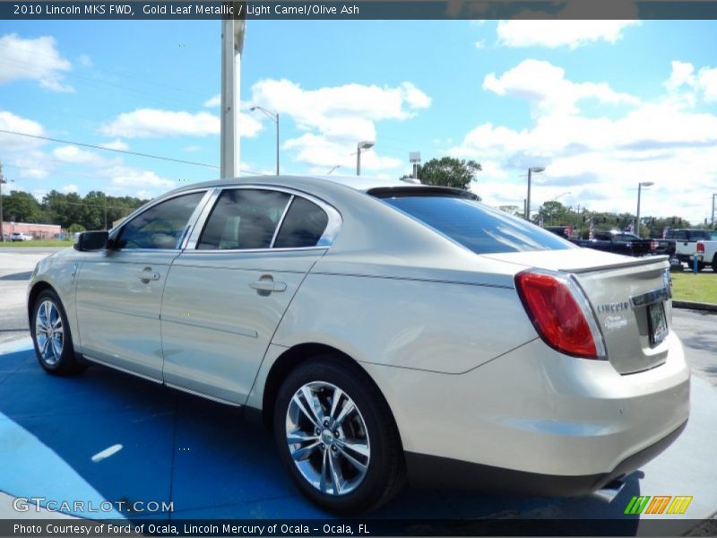 Gold Leaf Metallic / Light Camel/Olive Ash 2010 Lincoln MKS FWD