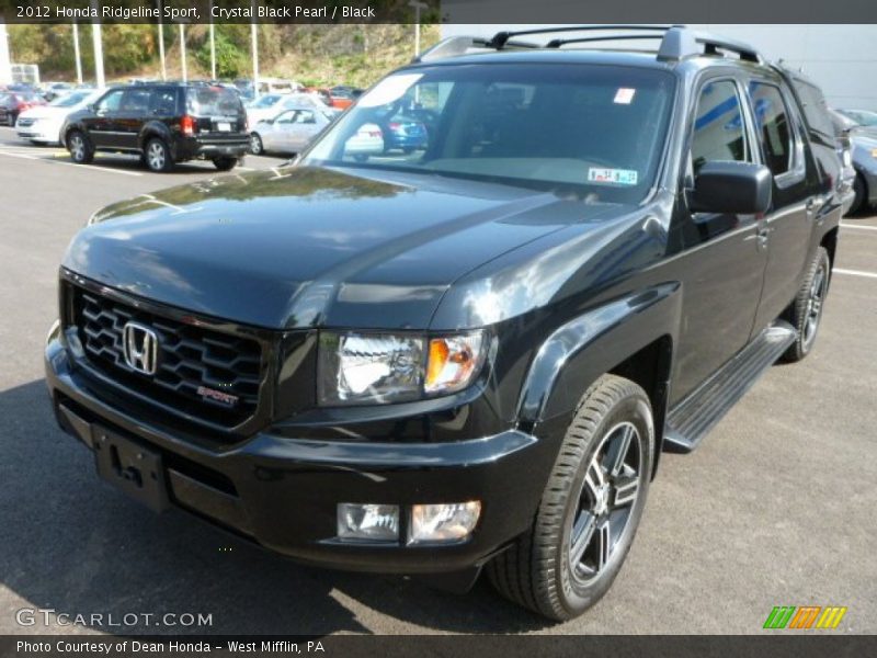 Crystal Black Pearl / Black 2012 Honda Ridgeline Sport