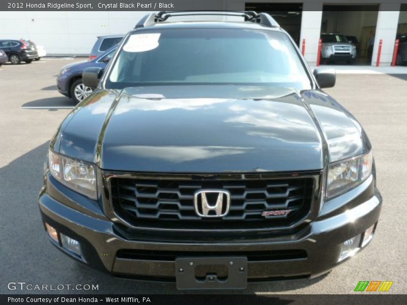 Crystal Black Pearl / Black 2012 Honda Ridgeline Sport