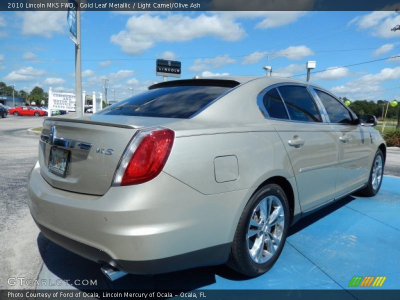 Gold Leaf Metallic / Light Camel/Olive Ash 2010 Lincoln MKS FWD