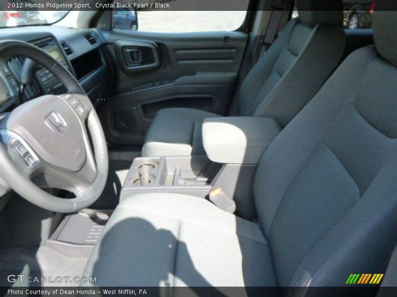 Crystal Black Pearl / Black 2012 Honda Ridgeline Sport