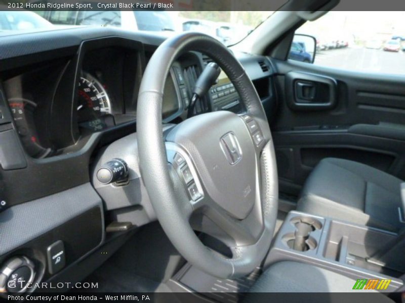 Crystal Black Pearl / Black 2012 Honda Ridgeline Sport