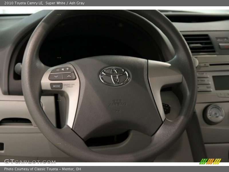 Super White / Ash Gray 2010 Toyota Camry LE
