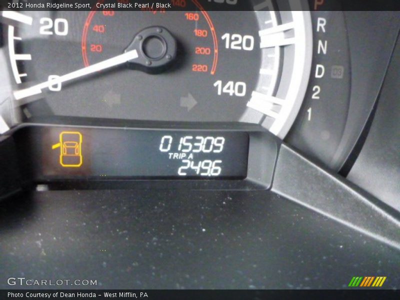 Crystal Black Pearl / Black 2012 Honda Ridgeline Sport