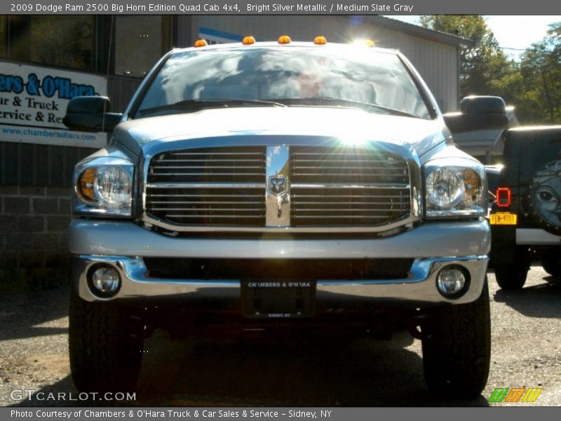 Bright Silver Metallic / Medium Slate Gray 2009 Dodge Ram 2500 Big Horn Edition Quad Cab 4x4