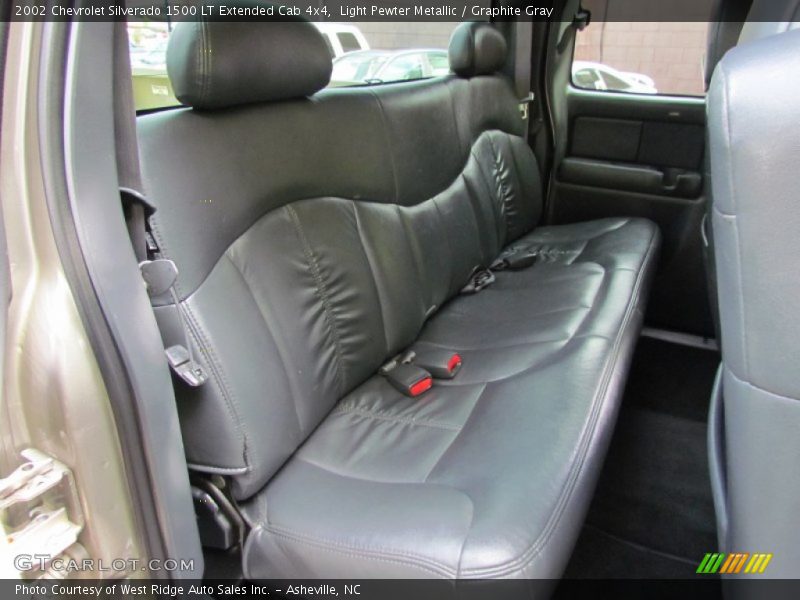 Light Pewter Metallic / Graphite Gray 2002 Chevrolet Silverado 1500 LT Extended Cab 4x4