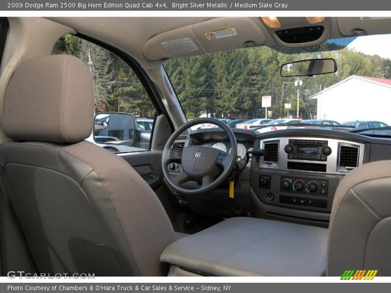 Bright Silver Metallic / Medium Slate Gray 2009 Dodge Ram 2500 Big Horn Edition Quad Cab 4x4