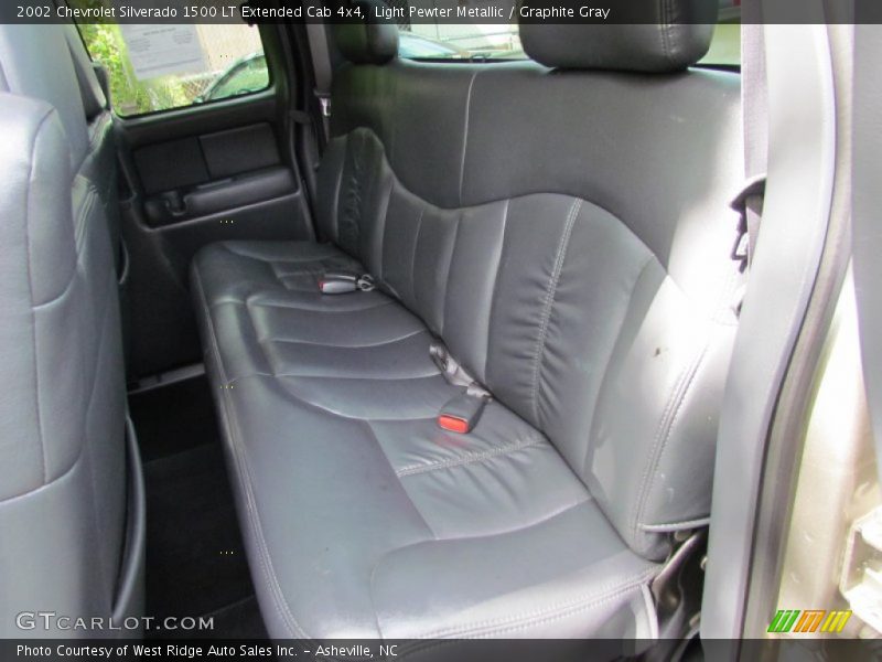 Light Pewter Metallic / Graphite Gray 2002 Chevrolet Silverado 1500 LT Extended Cab 4x4