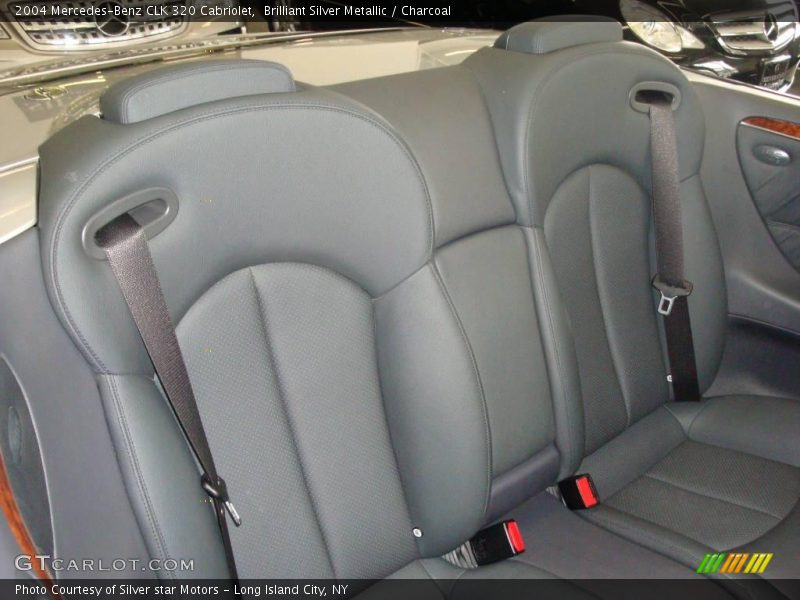 Brilliant Silver Metallic / Charcoal 2004 Mercedes-Benz CLK 320 Cabriolet