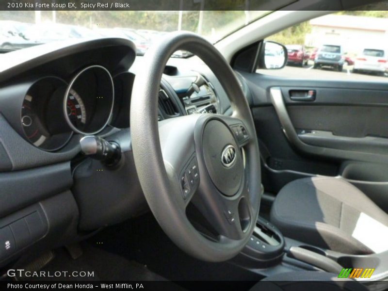 Spicy Red / Black 2010 Kia Forte Koup EX