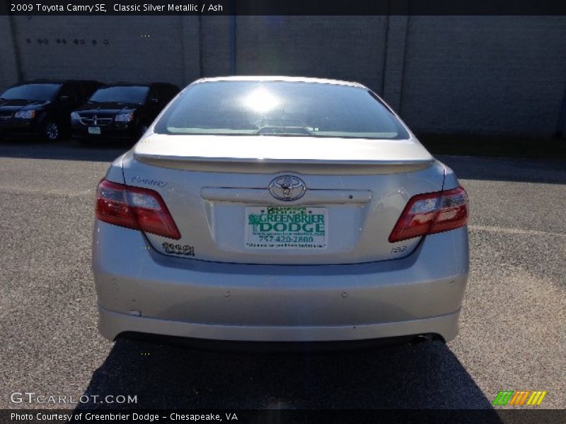 Classic Silver Metallic / Ash 2009 Toyota Camry SE