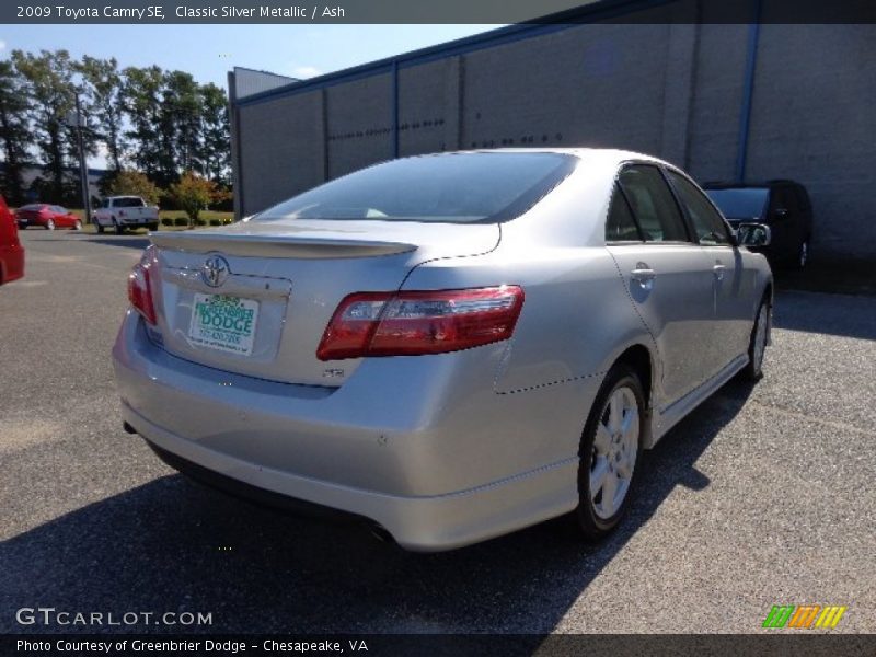 Classic Silver Metallic / Ash 2009 Toyota Camry SE