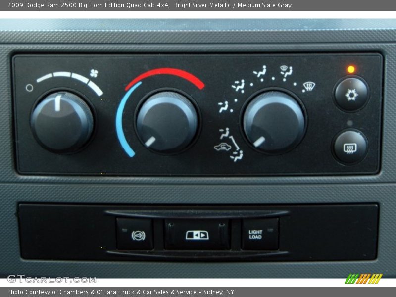 Bright Silver Metallic / Medium Slate Gray 2009 Dodge Ram 2500 Big Horn Edition Quad Cab 4x4