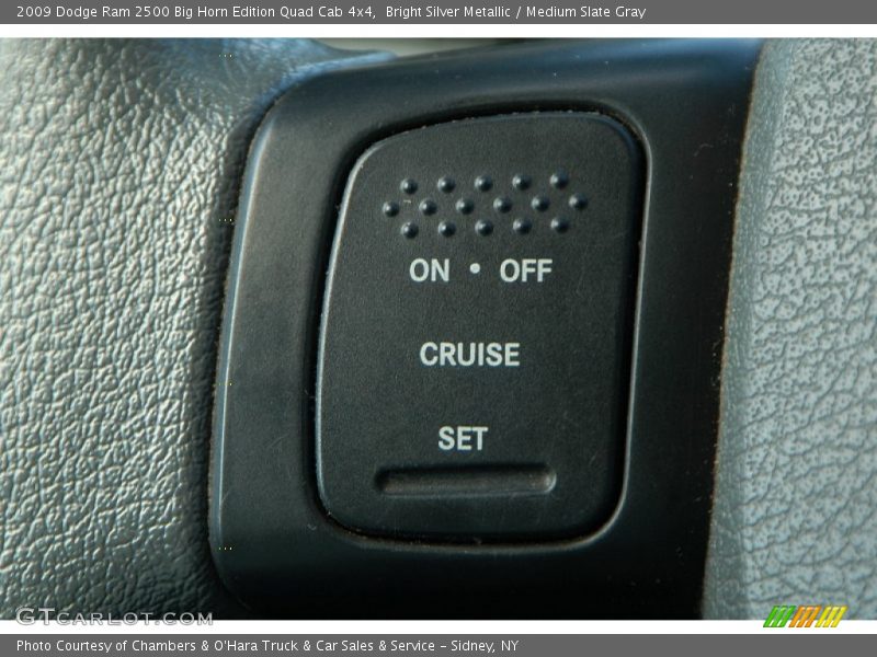 Bright Silver Metallic / Medium Slate Gray 2009 Dodge Ram 2500 Big Horn Edition Quad Cab 4x4