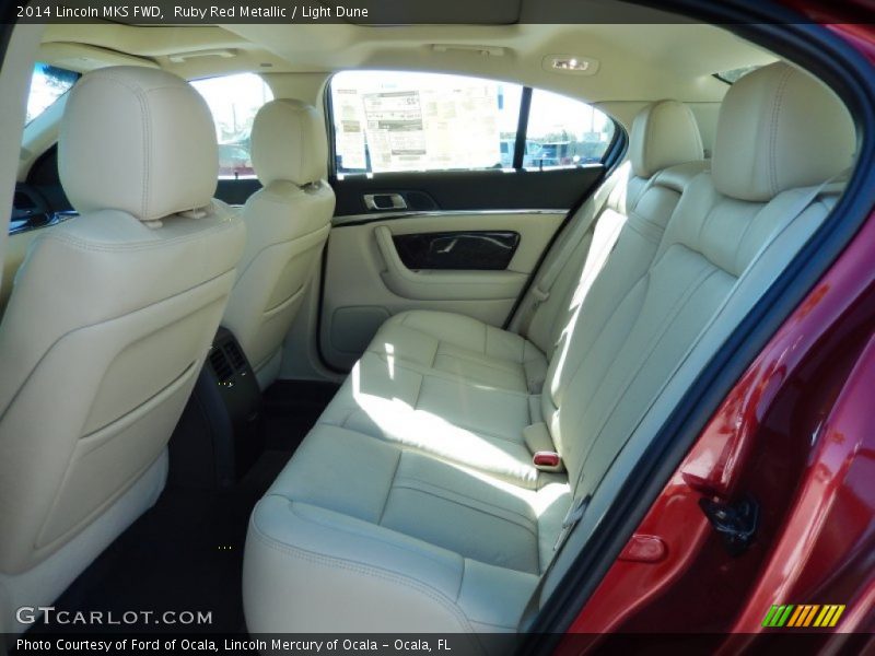 Rear Seat of 2014 MKS FWD