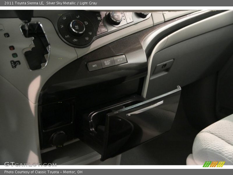Silver Sky Metallic / Light Gray 2011 Toyota Sienna LE