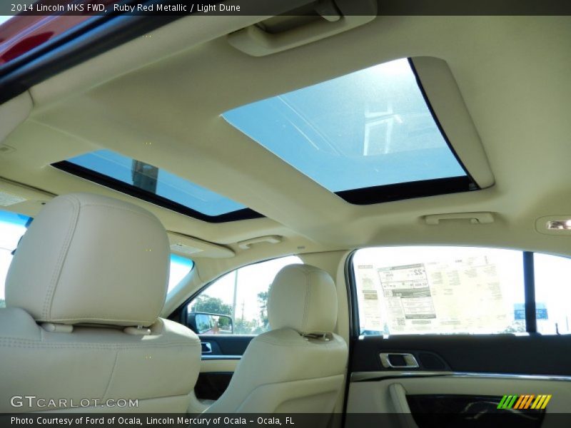 Sunroof of 2014 MKS FWD