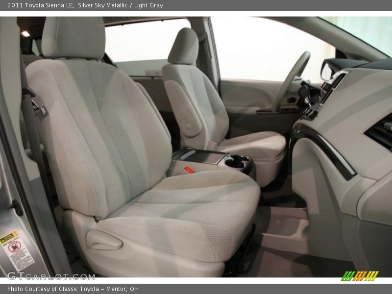 Silver Sky Metallic / Light Gray 2011 Toyota Sienna LE