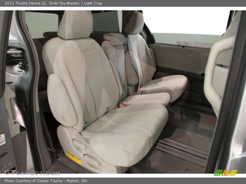 Silver Sky Metallic / Light Gray 2011 Toyota Sienna LE