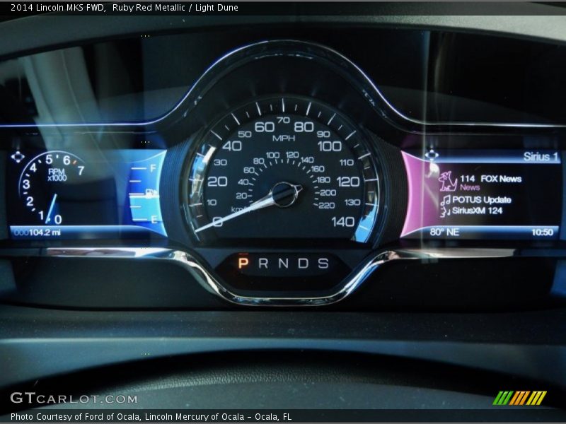 Ruby Red Metallic / Light Dune 2014 Lincoln MKS FWD
