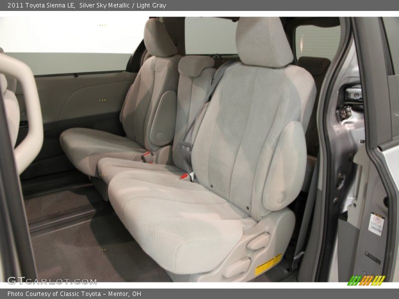 Silver Sky Metallic / Light Gray 2011 Toyota Sienna LE