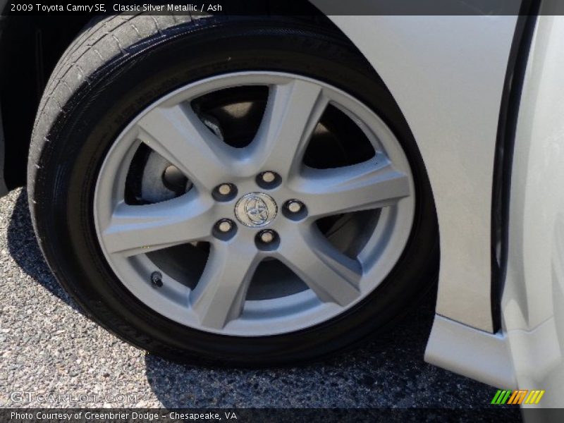 Classic Silver Metallic / Ash 2009 Toyota Camry SE