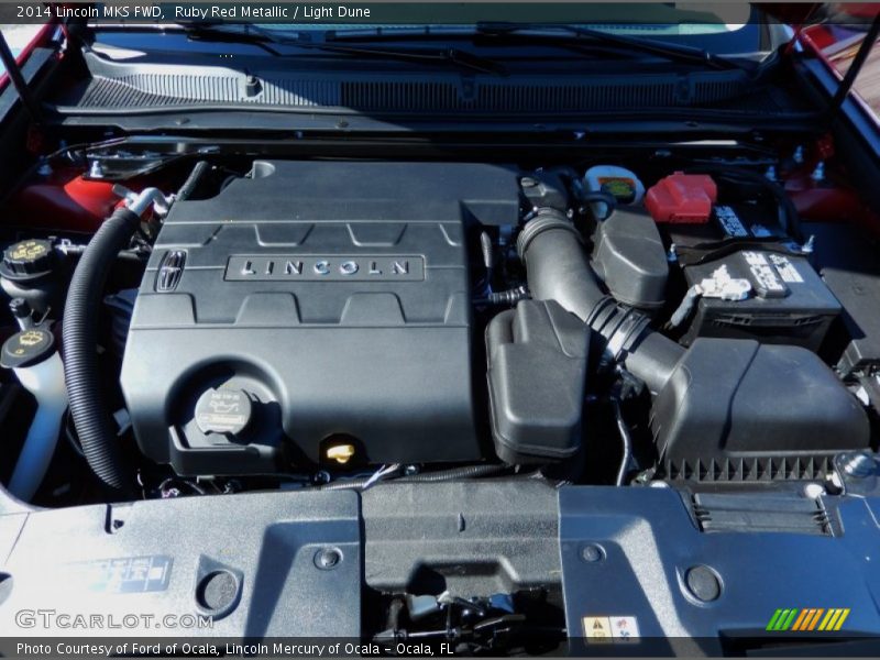 Ruby Red Metallic / Light Dune 2014 Lincoln MKS FWD