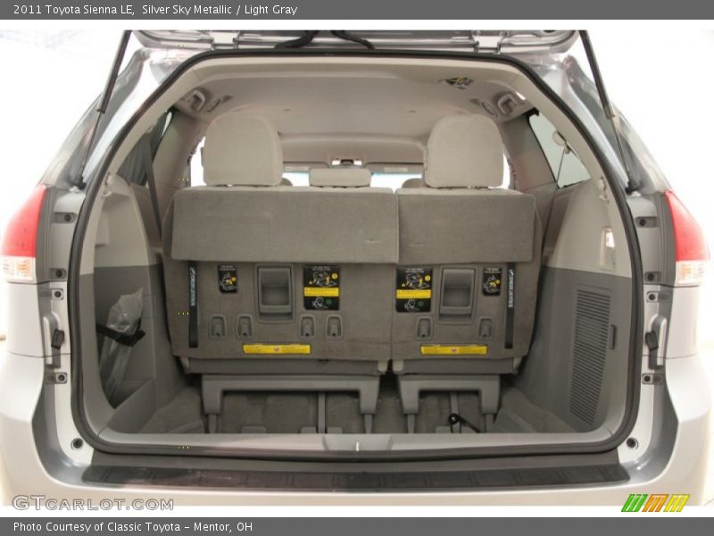 Silver Sky Metallic / Light Gray 2011 Toyota Sienna LE