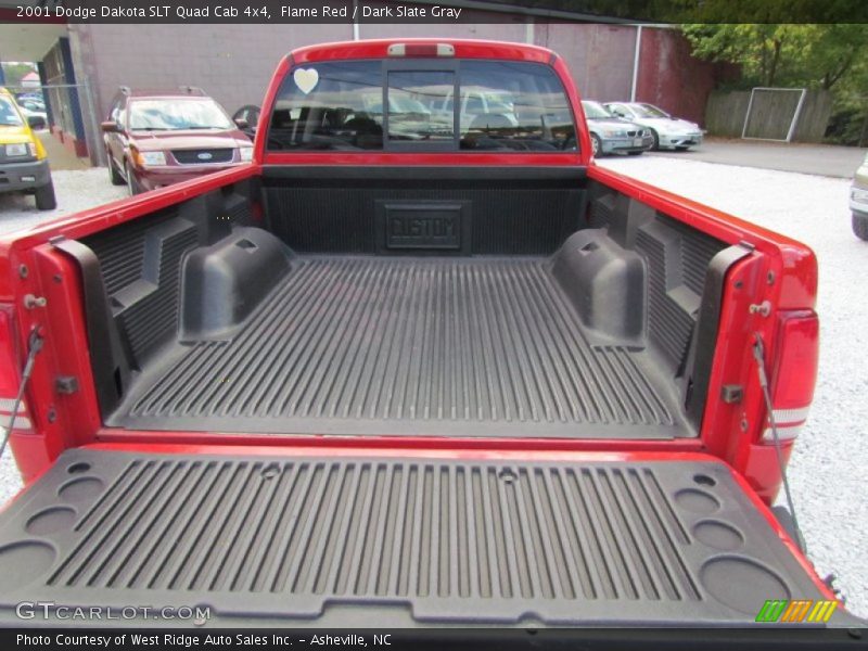 Flame Red / Dark Slate Gray 2001 Dodge Dakota SLT Quad Cab 4x4