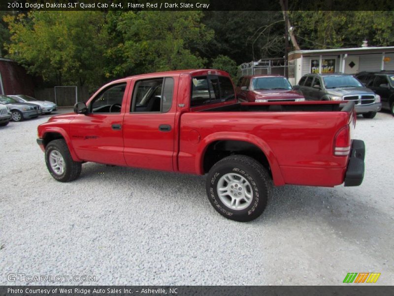  2001 Dakota SLT Quad Cab 4x4 Flame Red