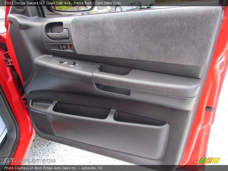 Flame Red / Dark Slate Gray 2001 Dodge Dakota SLT Quad Cab 4x4