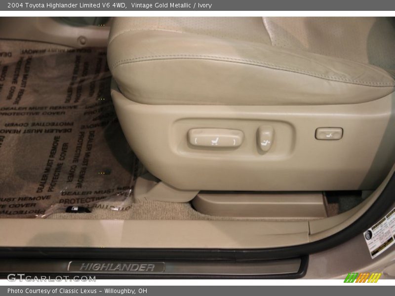 Vintage Gold Metallic / Ivory 2004 Toyota Highlander Limited V6 4WD