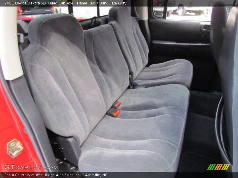 Flame Red / Dark Slate Gray 2001 Dodge Dakota SLT Quad Cab 4x4