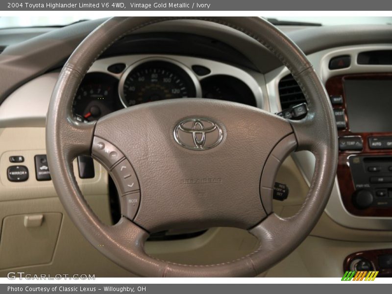 2004 Highlander Limited V6 4WD Steering Wheel