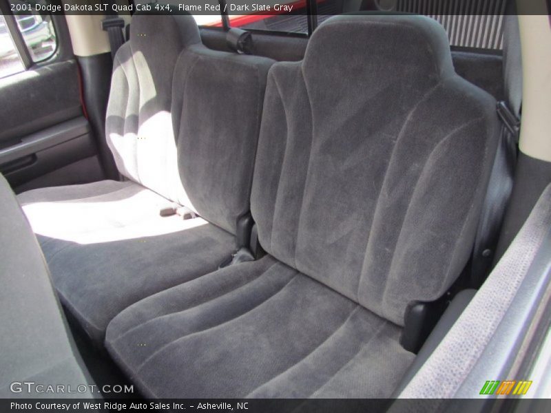 Flame Red / Dark Slate Gray 2001 Dodge Dakota SLT Quad Cab 4x4